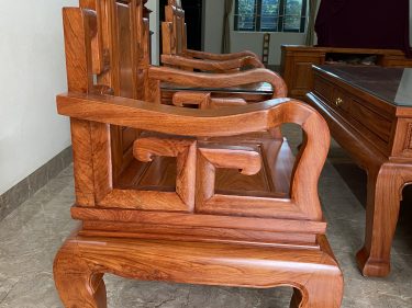 Bàn ghế phòng khách gỗ hương