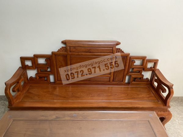 Bàn ghế phòng khách gỗ hương