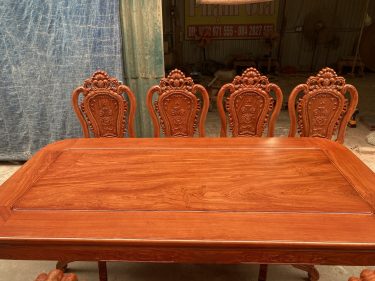 bàn ghế ăn gỗ hương