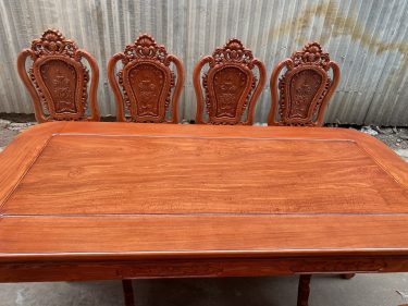 bàn ghế ăn gỗ hương