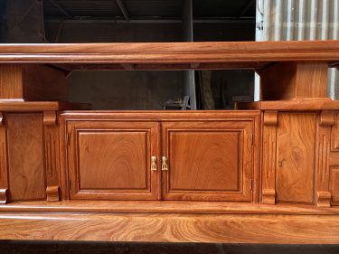 kệ tivi gỗ hương phẳng 2m4